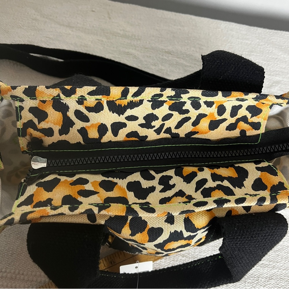 BDG Leopard Print Utility Tote Bag | Urban Outfitters Crossbody Strap - Picture 8 of 12